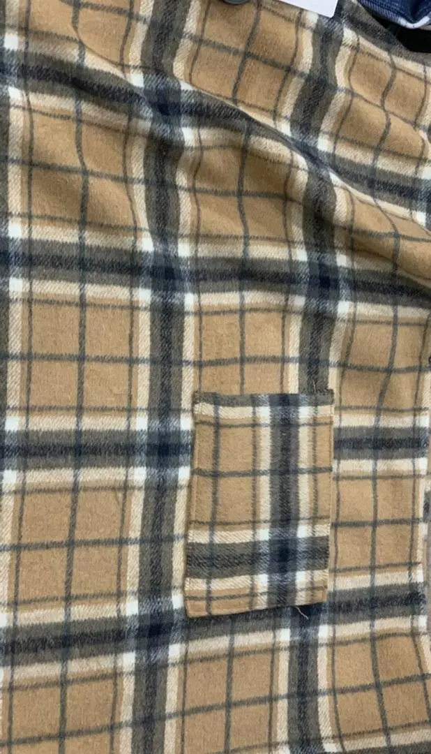 3593-کفتان چهارخونه پشمی (ایراد دار)